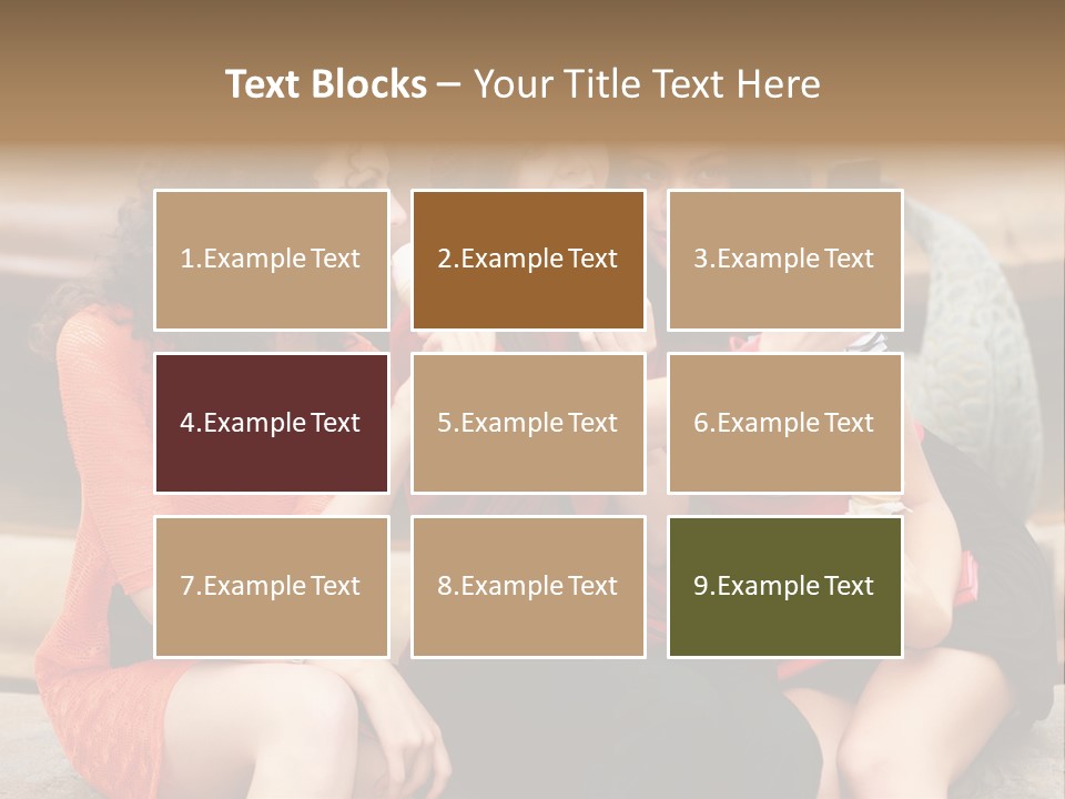 Terrace Gossip Handsome PowerPoint Template