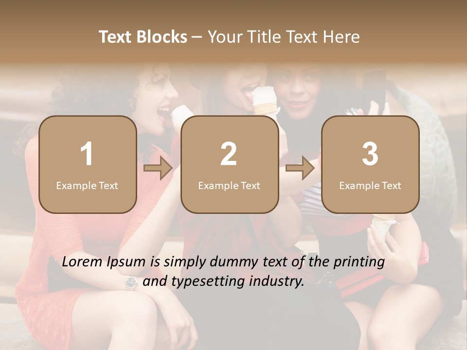 Terrace Gossip Handsome PowerPoint Template
