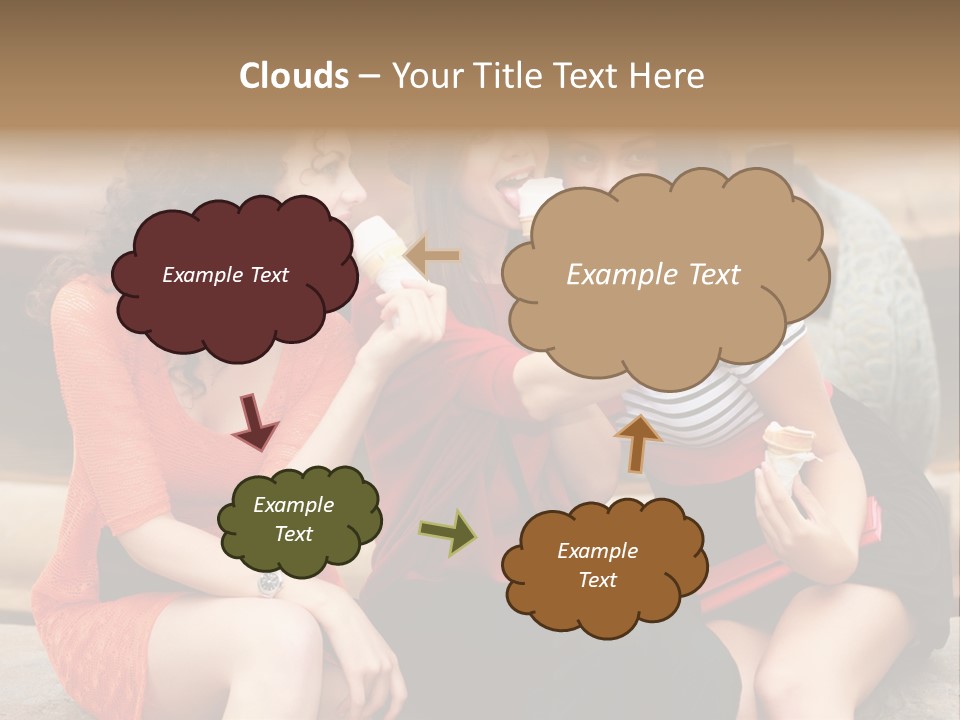 Terrace Gossip Handsome PowerPoint Template