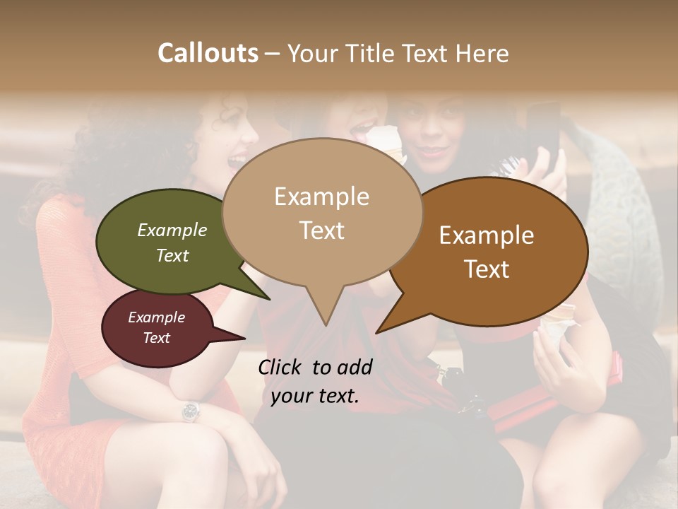 Terrace Gossip Handsome PowerPoint Template
