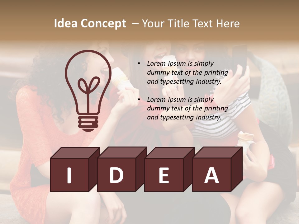 Terrace Gossip Handsome PowerPoint Template