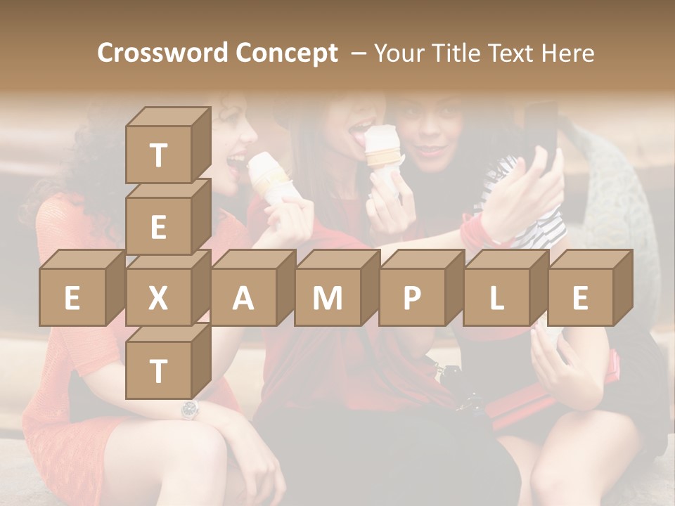 Terrace Gossip Handsome PowerPoint Template