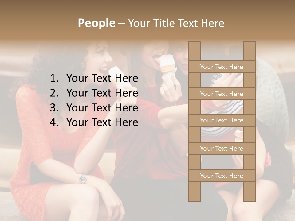 Terrace Gossip Handsome PowerPoint Template