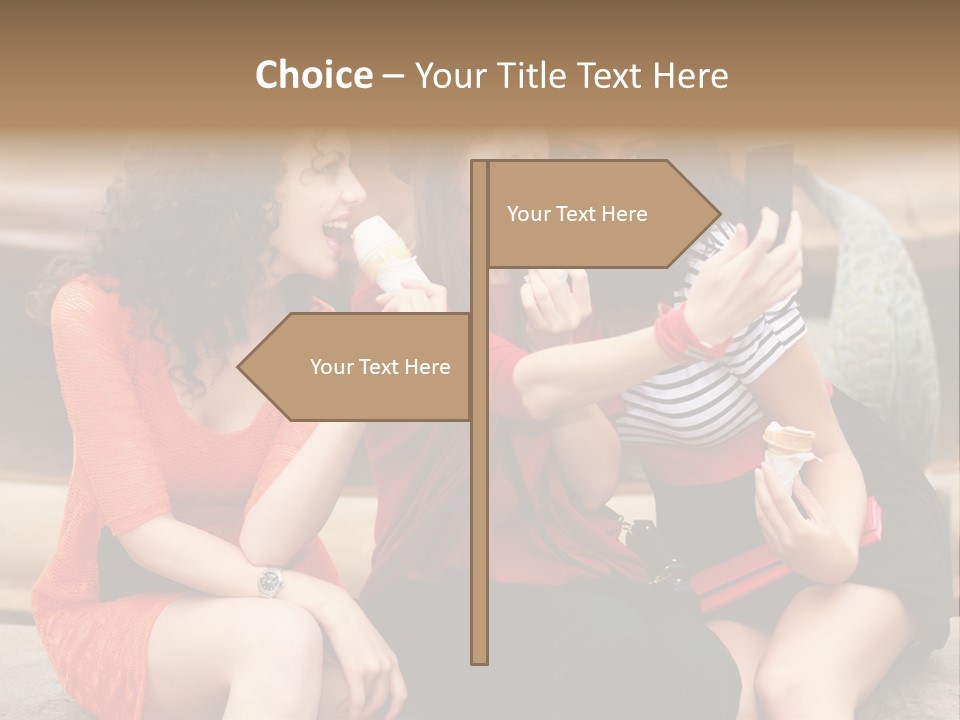Terrace Gossip Handsome PowerPoint Template