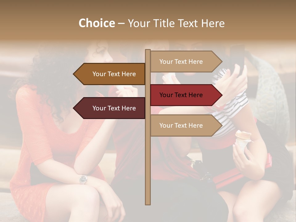 Terrace Gossip Handsome PowerPoint Template