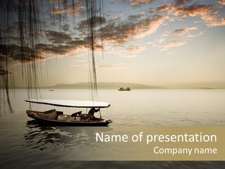 Wood Ancient Asian PowerPoint Template