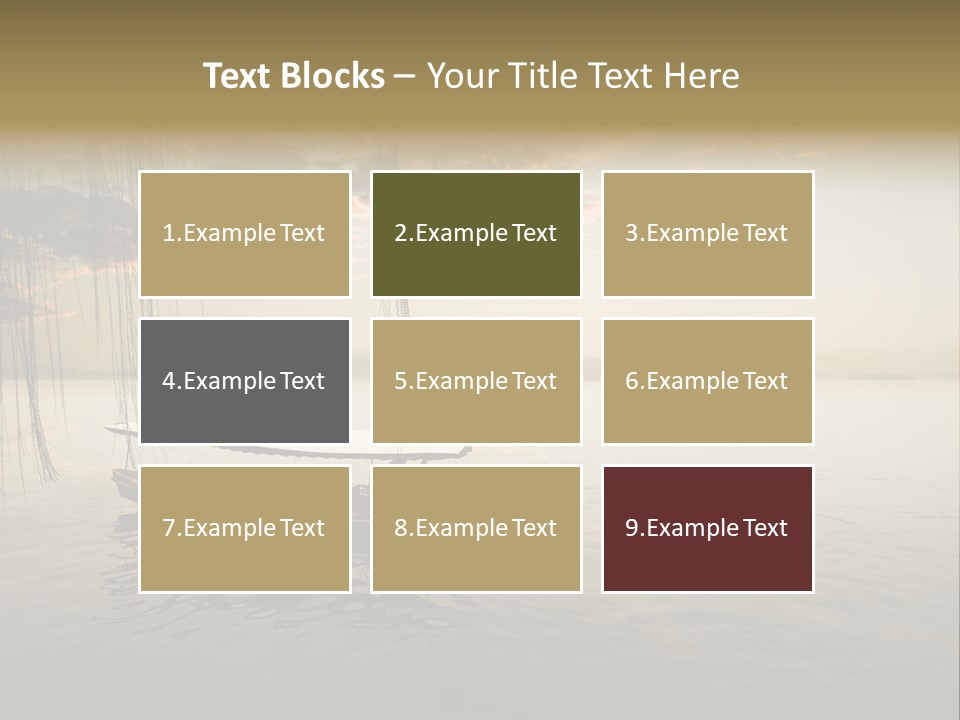 Wood Ancient Asian PowerPoint Template