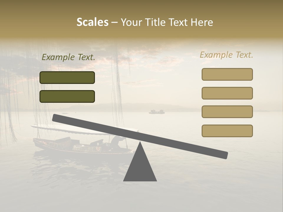 Wood Ancient Asian PowerPoint Template