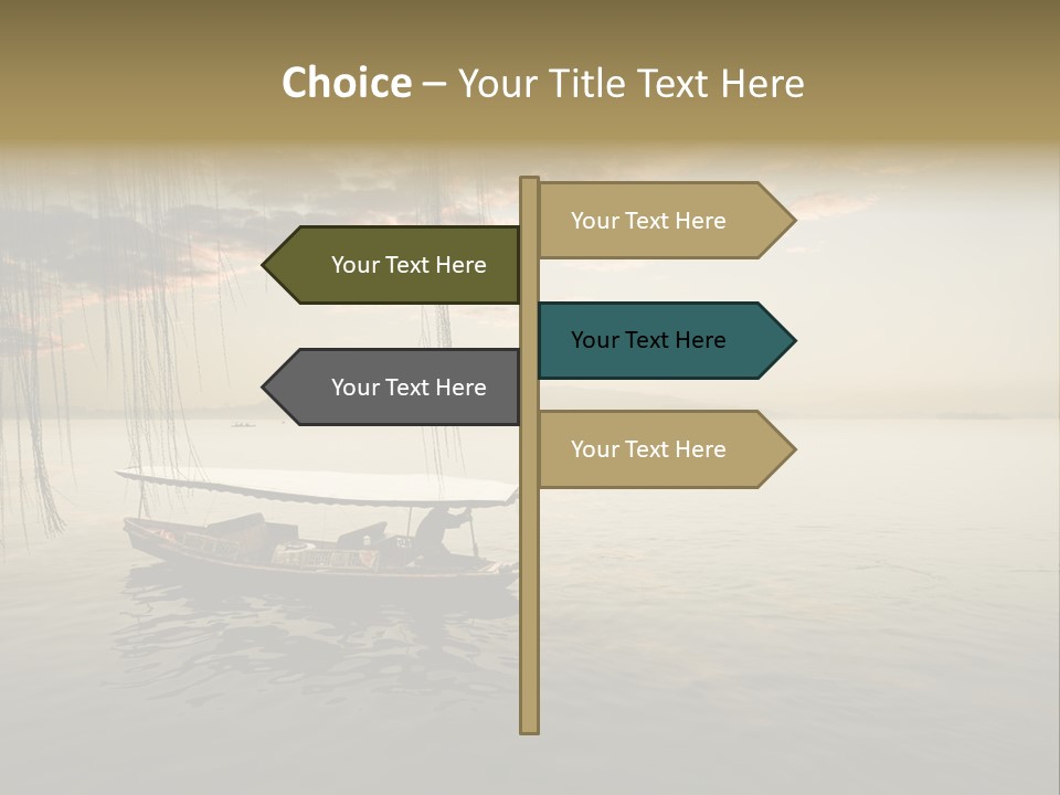 Wood Ancient Asian PowerPoint Template