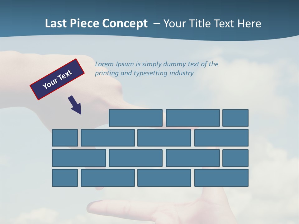 Frame Imagination Vibrant Color PowerPoint Template