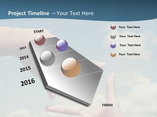 Frame Imagination Vibrant Color PowerPoint Template