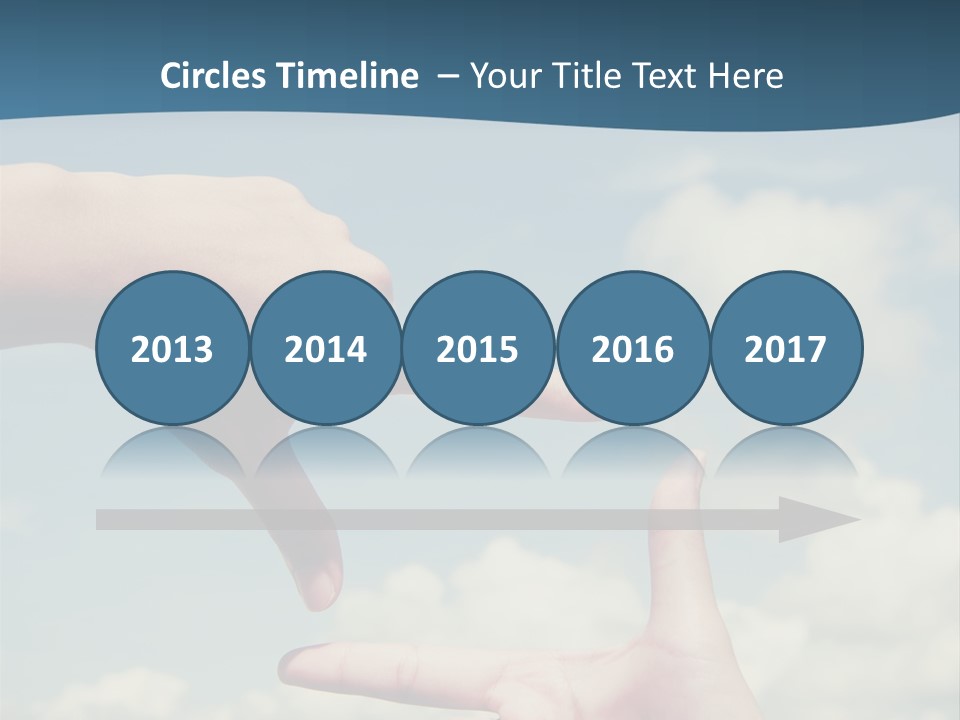 Frame Imagination Vibrant Color PowerPoint Template