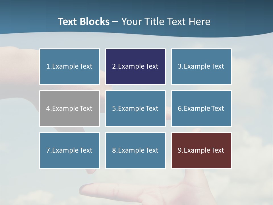 Frame Imagination Vibrant Color PowerPoint Template