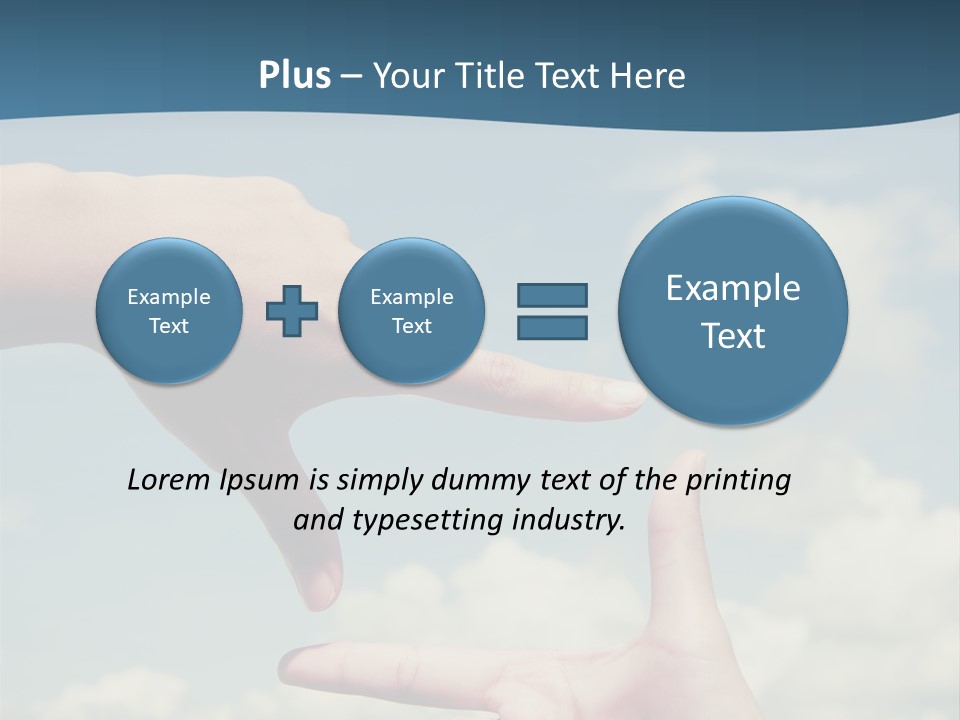 Frame Imagination Vibrant Color PowerPoint Template