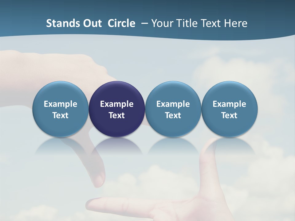 Frame Imagination Vibrant Color PowerPoint Template