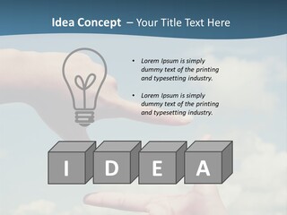 Frame Imagination Vibrant Color PowerPoint Template