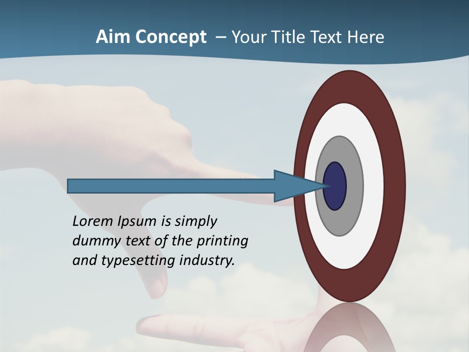 Frame Imagination Vibrant Color PowerPoint Template