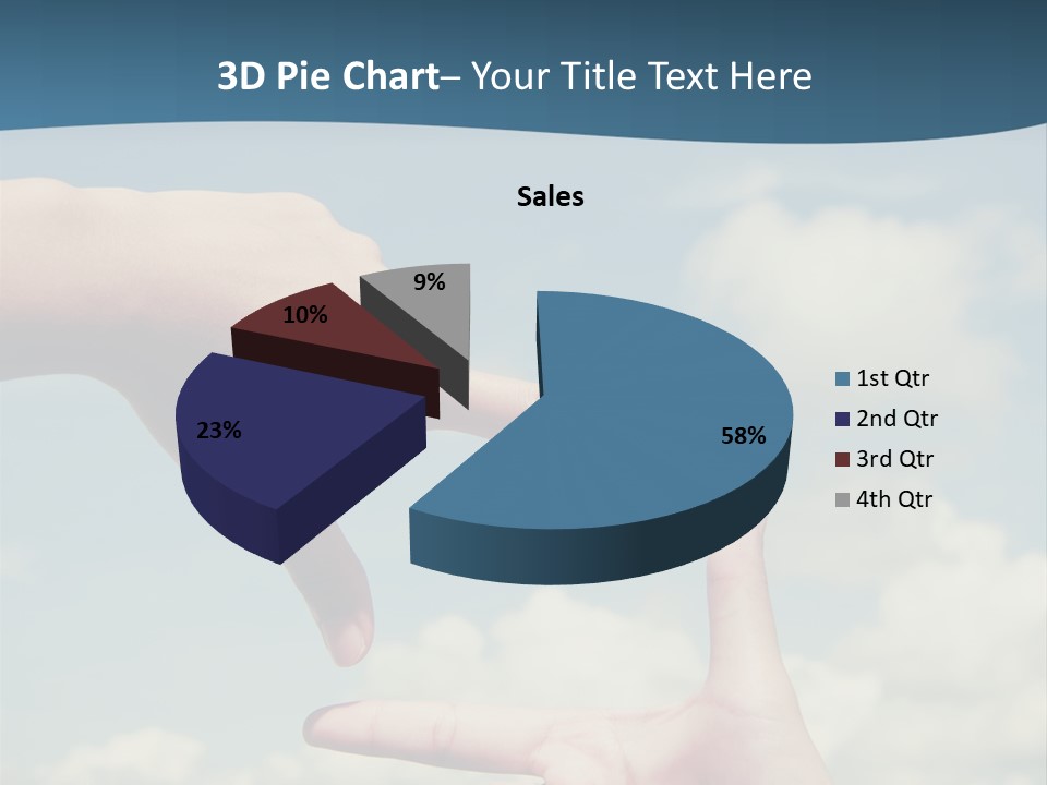 Frame Imagination Vibrant Color PowerPoint Template