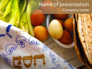 Matza Holy Day Passover PowerPoint Template