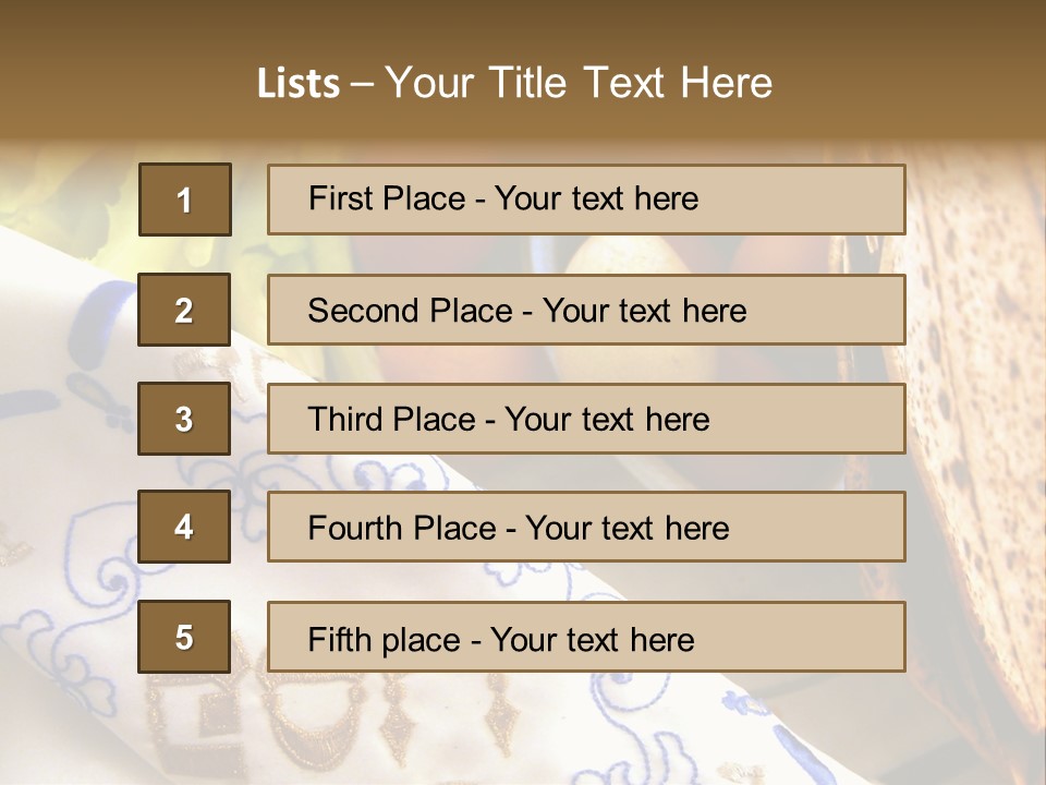 Matza Holy Day Passover PowerPoint Template