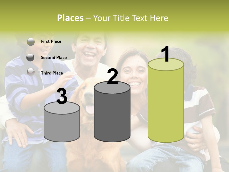 Cheerful Mother Casual PowerPoint Template