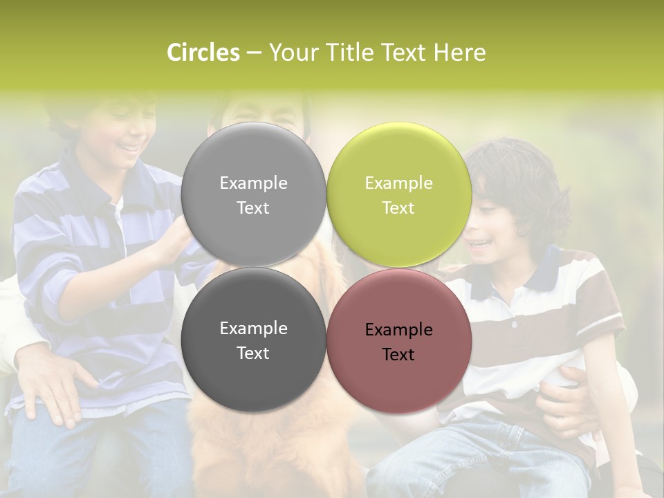 Cheerful Mother Casual PowerPoint Template