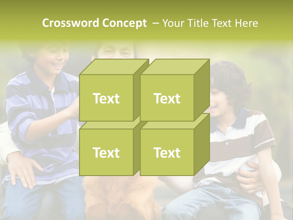 Cheerful Mother Casual PowerPoint Template