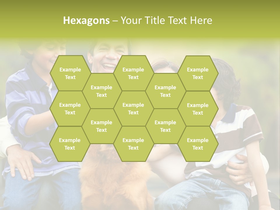 Cheerful Mother Casual PowerPoint Template