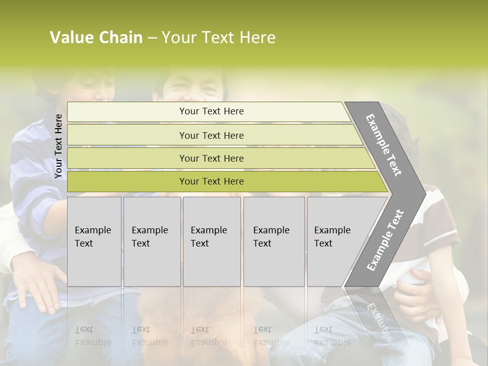 Cheerful Mother Casual PowerPoint Template
