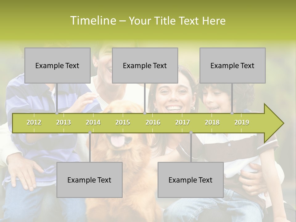 Cheerful Mother Casual PowerPoint Template