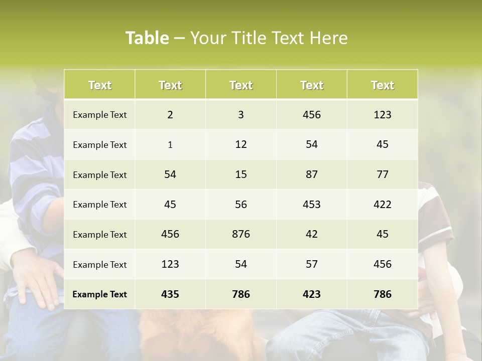 Cheerful Mother Casual PowerPoint Template