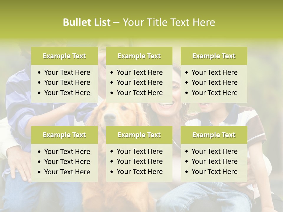 Cheerful Mother Casual PowerPoint Template