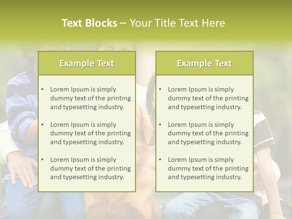 Cheerful Mother Casual PowerPoint Template