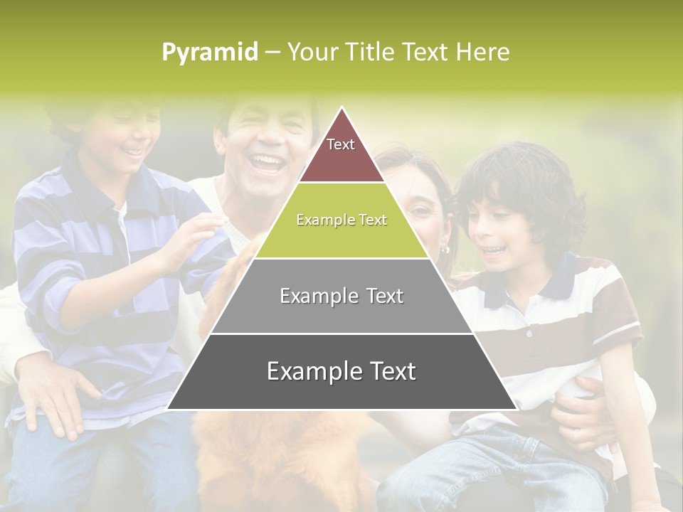 Cheerful Mother Casual PowerPoint Template