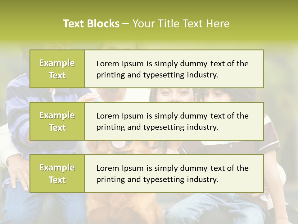 Cheerful Mother Casual PowerPoint Template