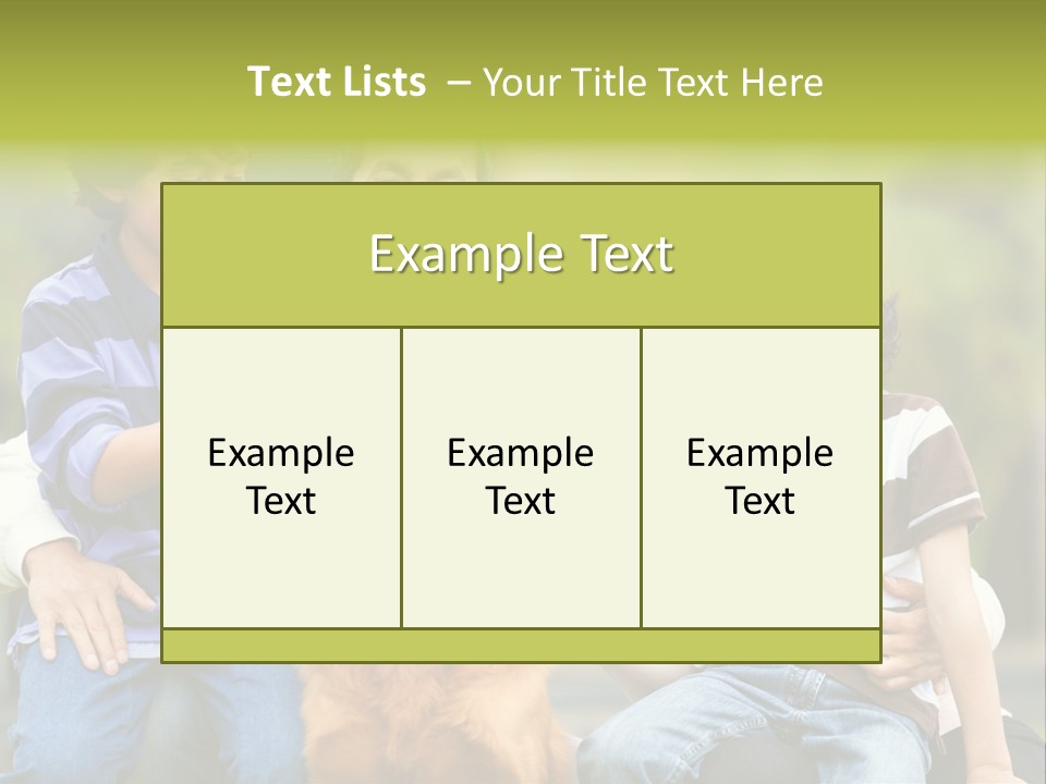 Cheerful Mother Casual PowerPoint Template