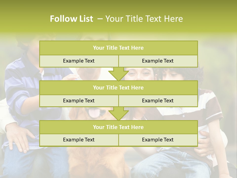 Cheerful Mother Casual PowerPoint Template
