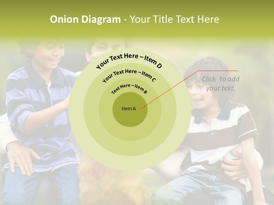 Cheerful Mother Casual PowerPoint Template