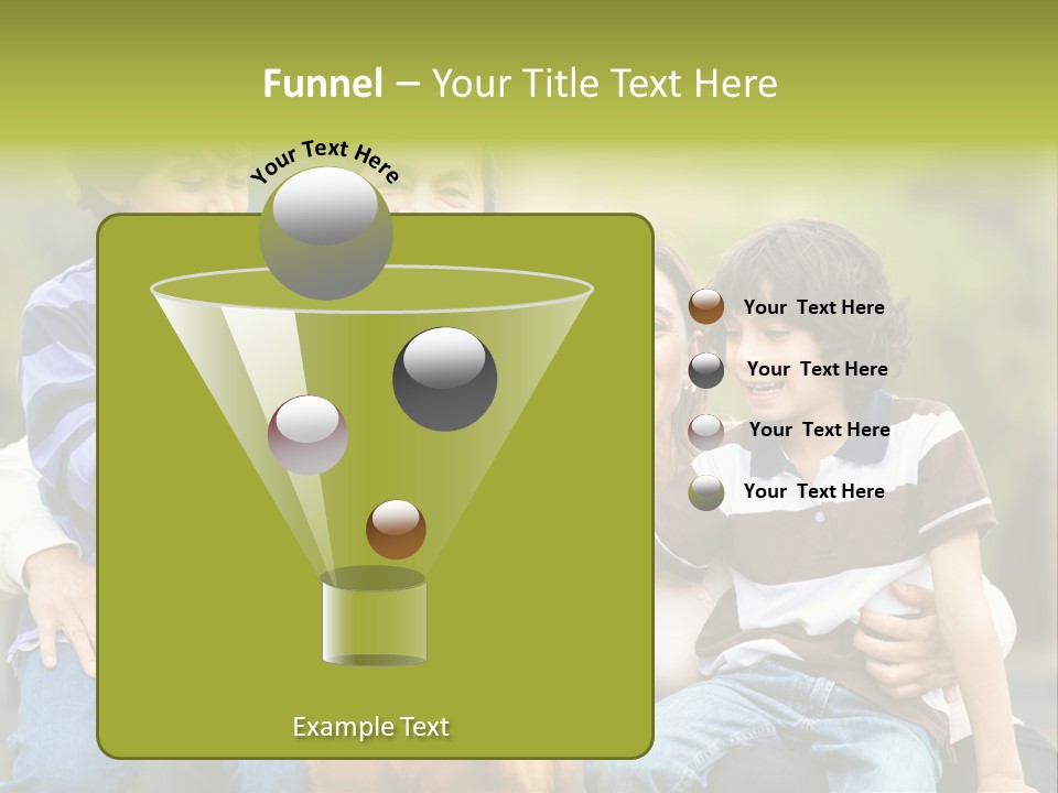 Cheerful Mother Casual PowerPoint Template