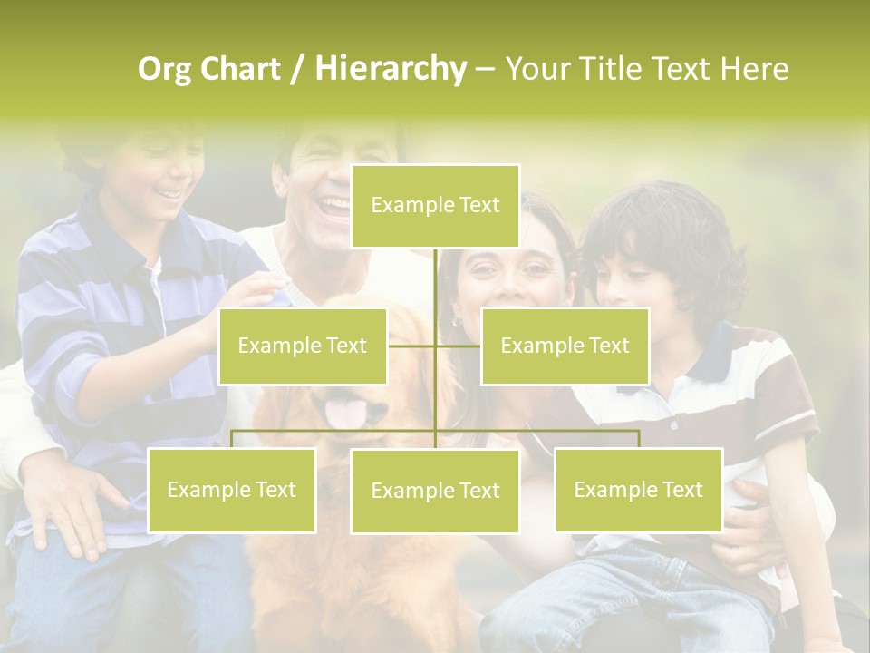 Cheerful Mother Casual PowerPoint Template