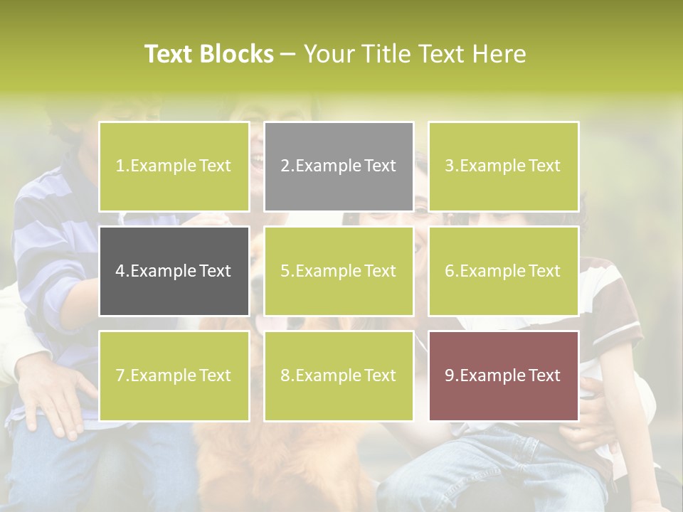 Cheerful Mother Casual PowerPoint Template