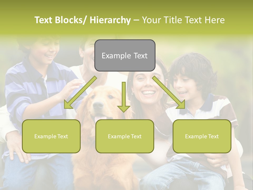 Cheerful Mother Casual PowerPoint Template