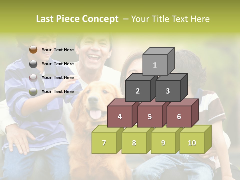 Cheerful Mother Casual PowerPoint Template