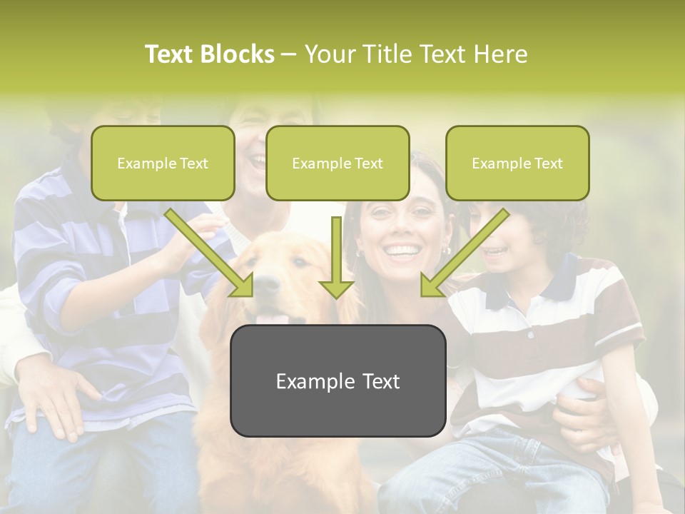 Cheerful Mother Casual PowerPoint Template