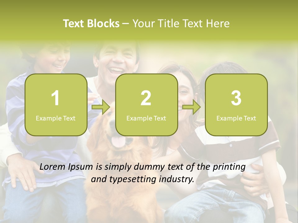 Cheerful Mother Casual PowerPoint Template