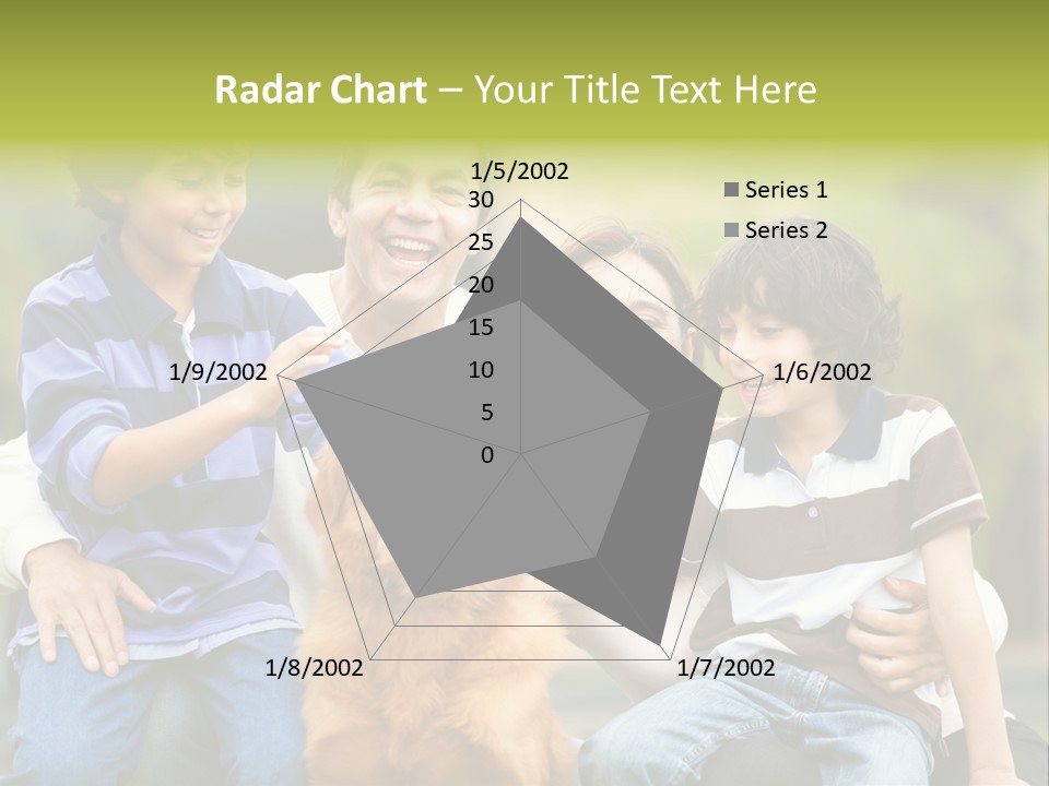 Cheerful Mother Casual PowerPoint Template