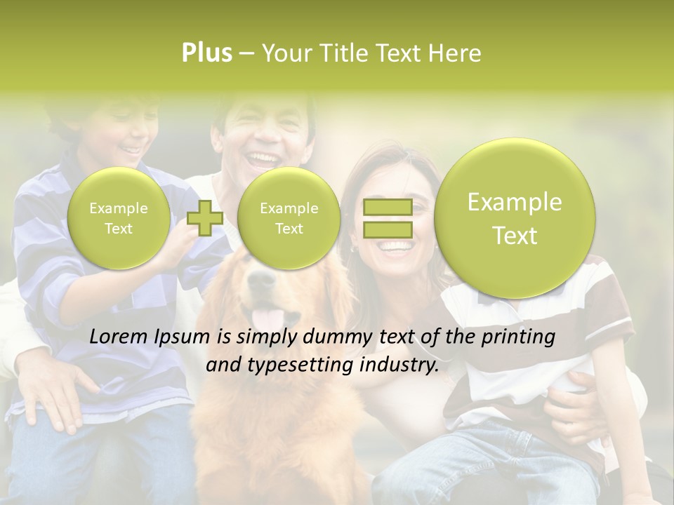 Cheerful Mother Casual PowerPoint Template