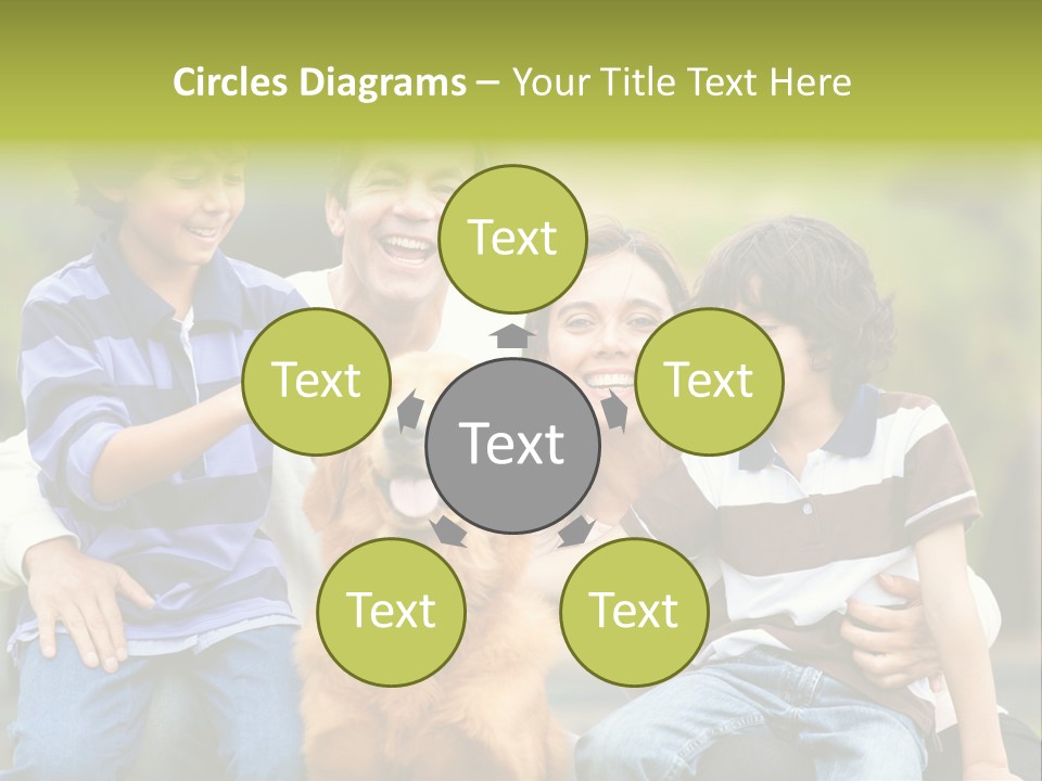 Cheerful Mother Casual PowerPoint Template