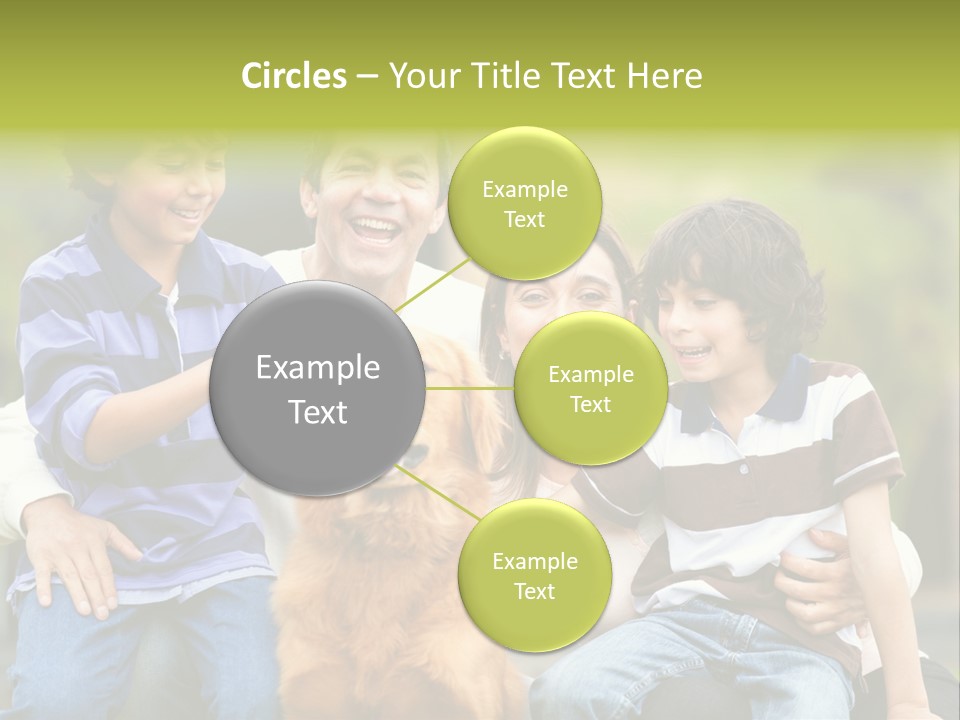 Cheerful Mother Casual PowerPoint Template