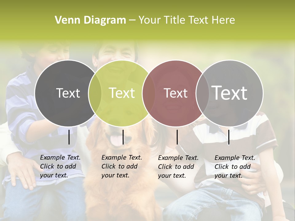 Cheerful Mother Casual PowerPoint Template